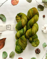 Hand-dyed Sock Yarn 4-ply | "Fallen leaves" | 100g