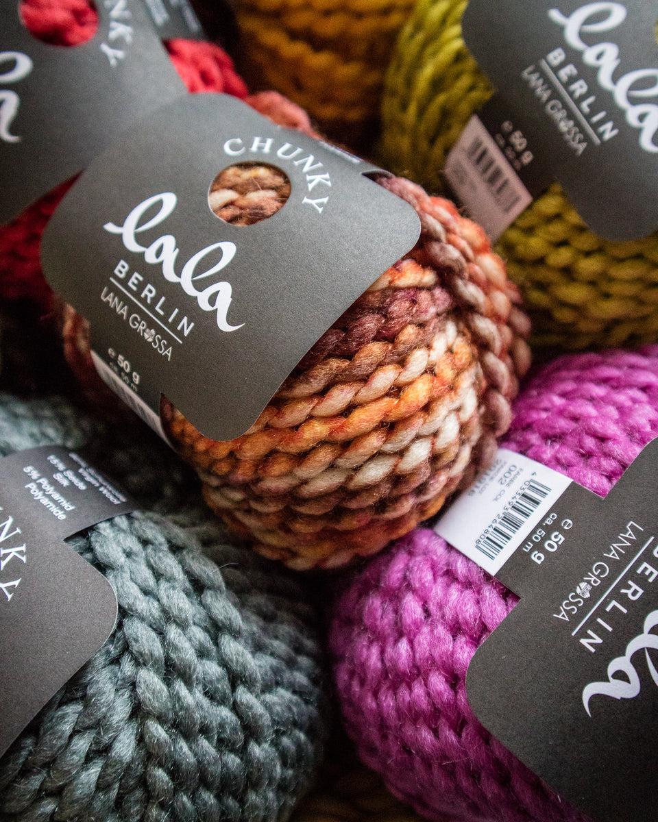 45% Lala Berlin Chunky by Lana Grossa  Knitting Yarn Online Outlet –  Woolright