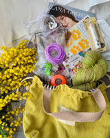 Strickpaket „Big Love“ | handgefärbtes Garn, Ideen und Projekttasche