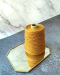 Paillettes Merino 100% wool | egg yolk yellow