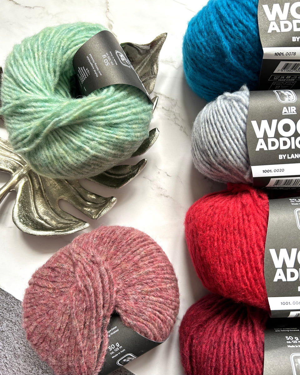 -50% Lang yarns WoolAddicts Air | Knitting yarn SALE Outlet in Germany ...