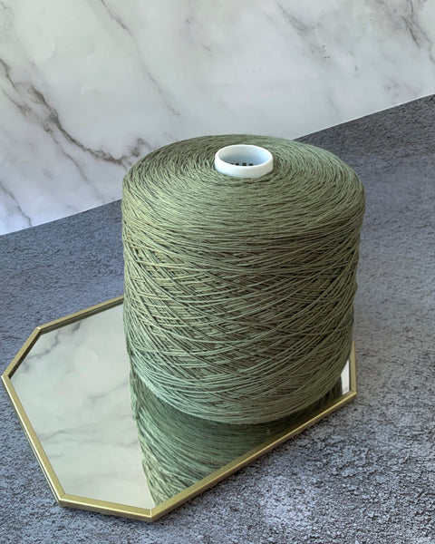 Mikado 50% wool 50% silk | sage green