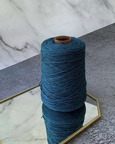 Mikado 50% wool 50% silk | petrol melange