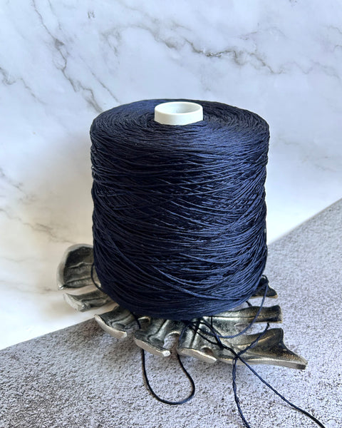 Chiffon 100% silk | night blue