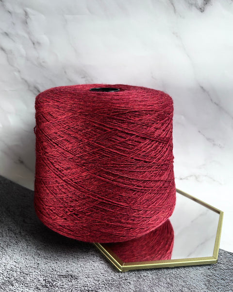 Zegna Baruffa Fiammato 100% wool (merino) flamé | firebrick red