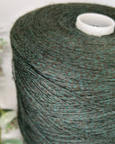 Colipa 50% cotton 25% linen | dark forest green melange