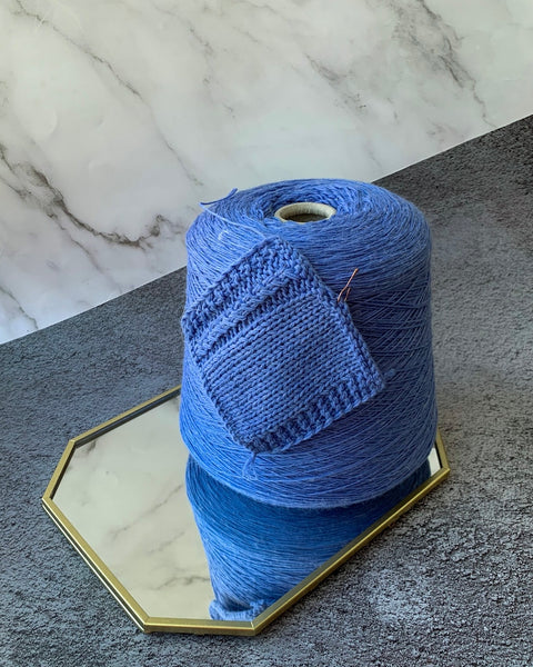 LinoLana 85% wool 15% linen | forget-me-not blue