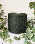 Colipa 50% cotton 25% linen | dark forest green melange