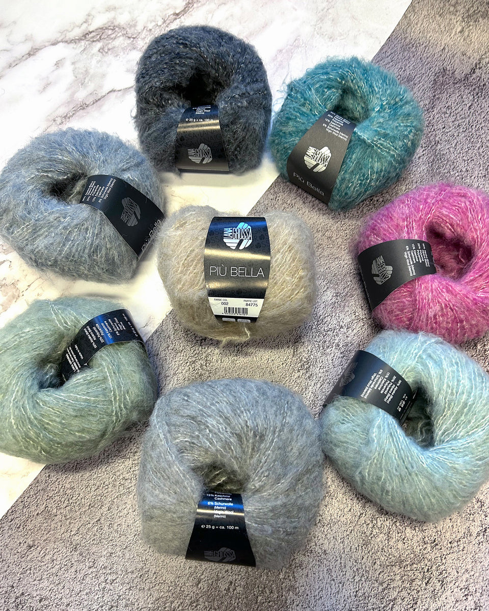 -45% Lana Grossa Più Bella (brushed alpaca) | Knitting Yarn Online ...