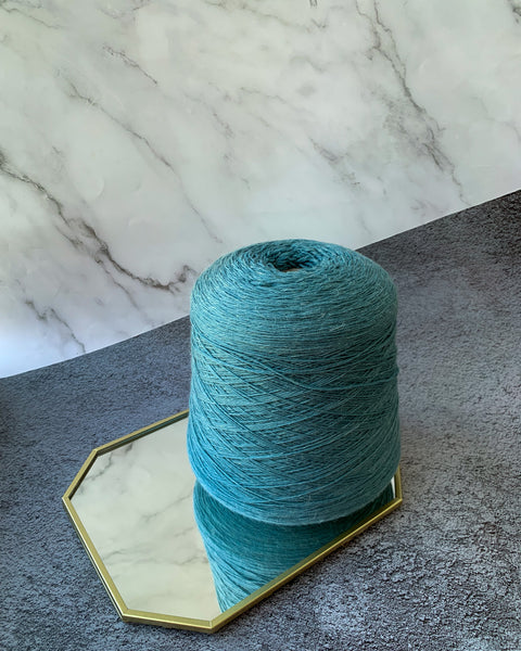 LinoLana 85% wool 15% linen | sea green