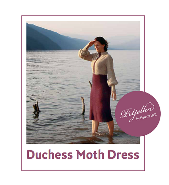 Knitted Dress "Duchess Moth" | Knitting pattern