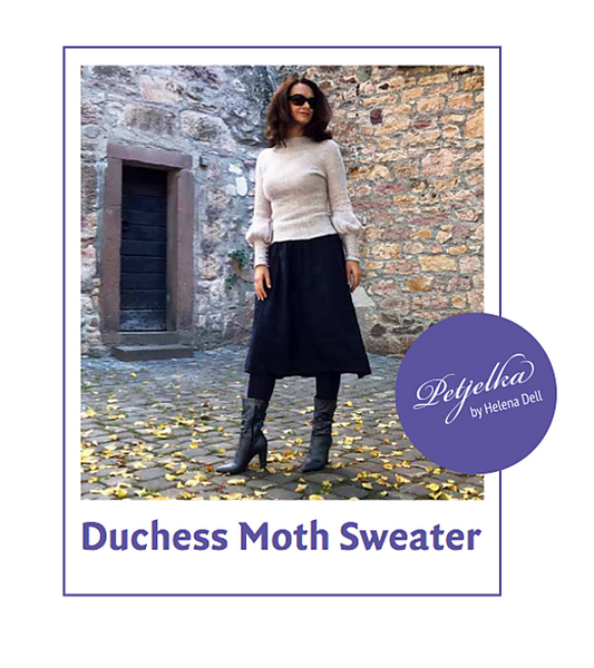 Pullover "Duchess Moth" | Sweater Knitting pattern