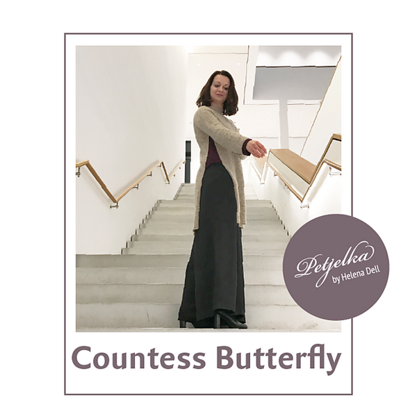 Tunic "Countess Butterfly" | Knitting pattern