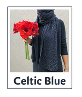 Celtic Blue Scarf | Knitting pattern