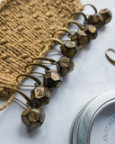 Stitch Markers Set "Gemstones" | NUMBERS | bronze