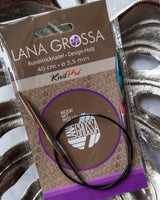 -30% Lana Grossa (KnitPro) Design-Holz Color | Circular knitting needles