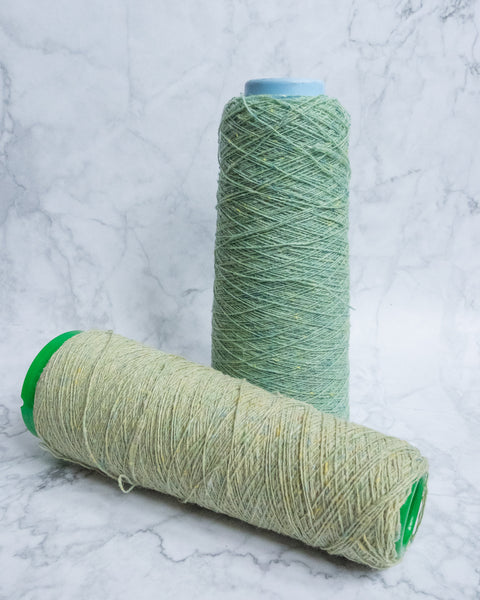 New Mill Galles Tweed | lime yellow and green