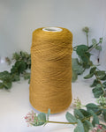 100% Cashmere | mustard curry yellow