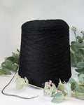 100% Cashmere 4/28 | black