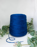 50% merino 50% cotton | sapphire blue