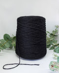 50% Merino 50% Baumwolle | schwarz