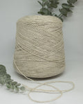85% wool 15% silk | natural rustic
