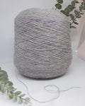 Millefili Cougar 82% wool | light grey and silver lurex