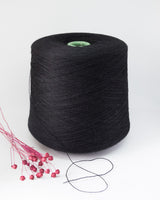 Zegna Baruffa Cashwool 100% wool (merino) | black