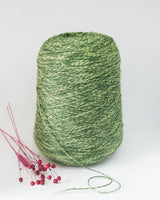 90% wool | green mouliné