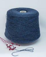 Lanificio dell Olivo art. Penny | 40% alpaca 40% wool | blue-black mouliné