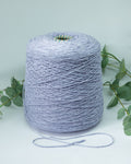 100% Bourette silk | blue lavander