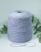 100 % Bourette-Seide | blauer Lavendel