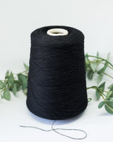 LaneCardate Lamora 25% angora 75% wool | 2/28 black