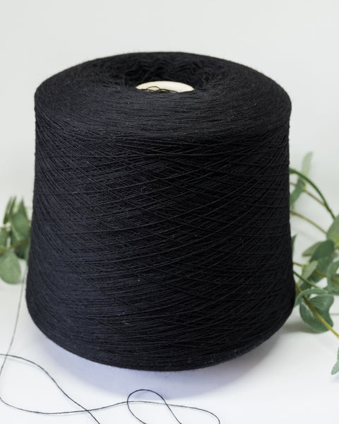 LaneCardate Lamora 25% angora 75% wool | 1/16 black