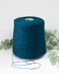 Tweed 80% wool | petrol