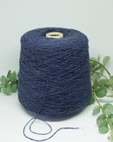 New Mill Galles Tweed 80 % Wolle | Denim Blue