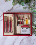 Tulip Etimo Red Crochet Hook Set with Cushion Grip [1,80-5,00mm]