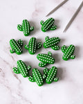 Knitting needle stoppers x2 | Cactus