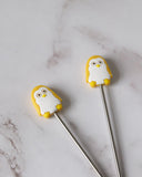 Knitting needle stoppers x2 | Penguins