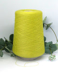 95% Wool 5% Elastane | Neon green