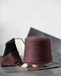 Yak Baby Brown 50% yak 50% wool | marsala melange