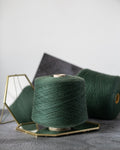 Galisia 50% camel 50% wool | pine green
