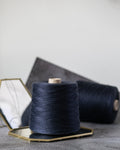 Millefili S.p.A. 100% linen | midnight blue