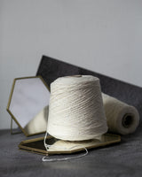 Paillettes 100% wool | cream white