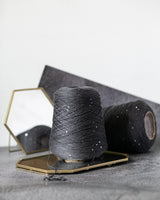 Paillettes art. Touch 100% wool | steel grey